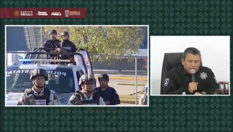 En operativo interinstitucional detienen a tres sujetos en Esperanza, Puebla