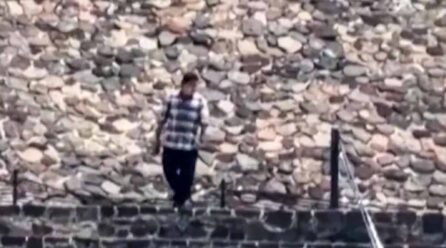 Turista capta en video a atacante en Teotihucán